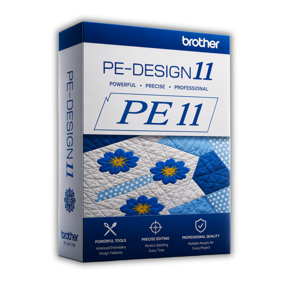 PE Design 11 – Personal Embroidery & Digitizing Software (Instant Download)