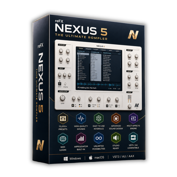 reFX Nexus 5 + Factory Content Lifetime License (Instant Download)