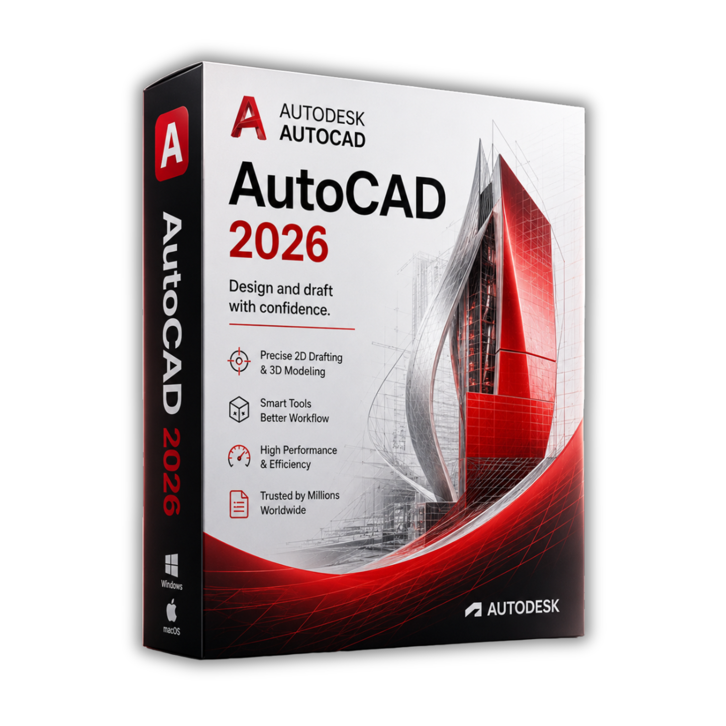 SketchUp Pro 2026 + AutoCAD 2026 + CorelDRAW 2026 | CAD & Graphic Design Bundle