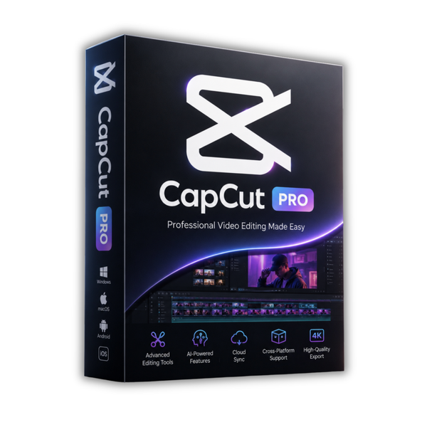 CapCut Pro Desktop Lifetime License | Instant Download | Video Editing Software for PC