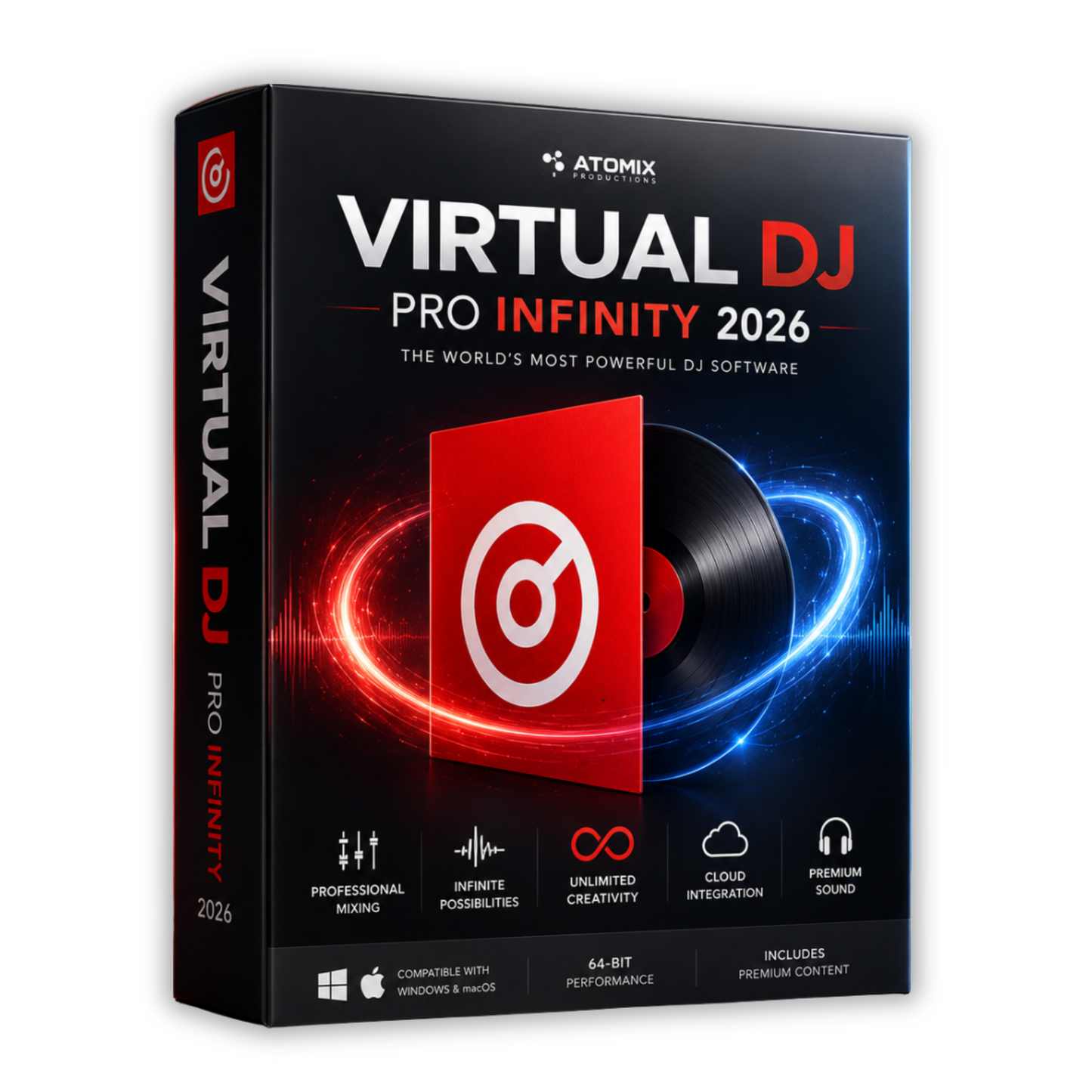 Atomix VirtualDJ 2026 Pro Infinity - Lifetime License Instant Download