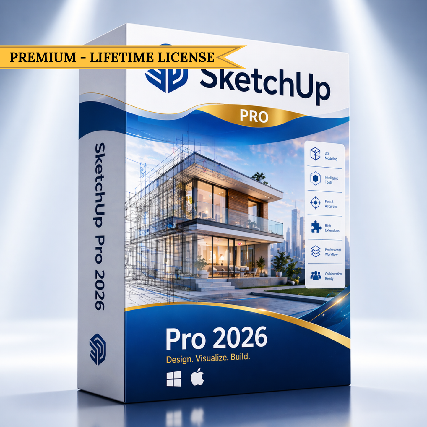 Professional CAD Design Pack | AutoCAD 2026 + SketchUp Pro 2026