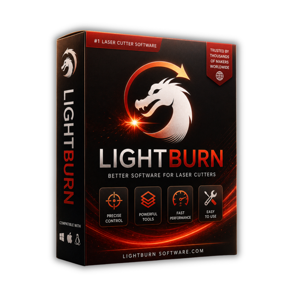LightBurn – Advanced Laser Cut & Design Software | Lifetime Access | Instant Download