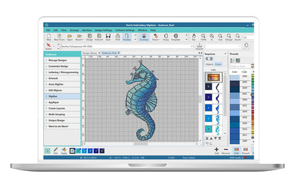 Wilcom e4.2 + Hatch 2 + PE-Design 11 | Embroidery Software Bundle